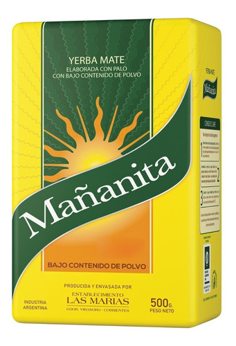 YERBA MAÑANITA X 500 GRS.