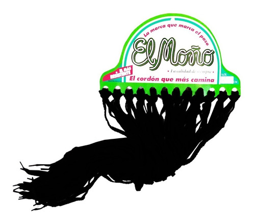 CORDONES 110 CMS. X 12 UNID. NEGRO