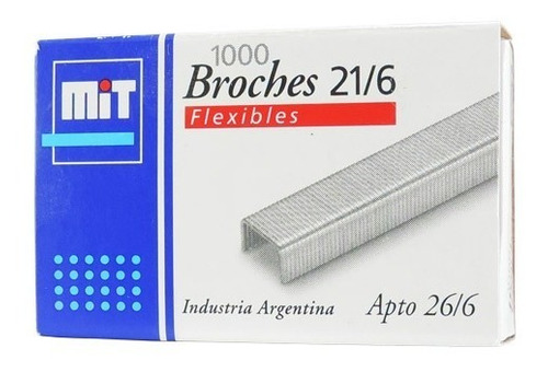 BROCHES P.MAQ. MIT Nº 21-6