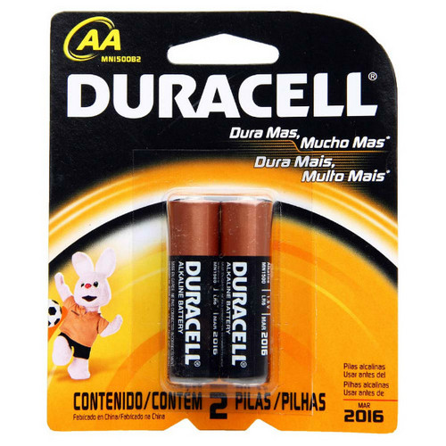 DURACELL PILAS AA  X 2 UNID.