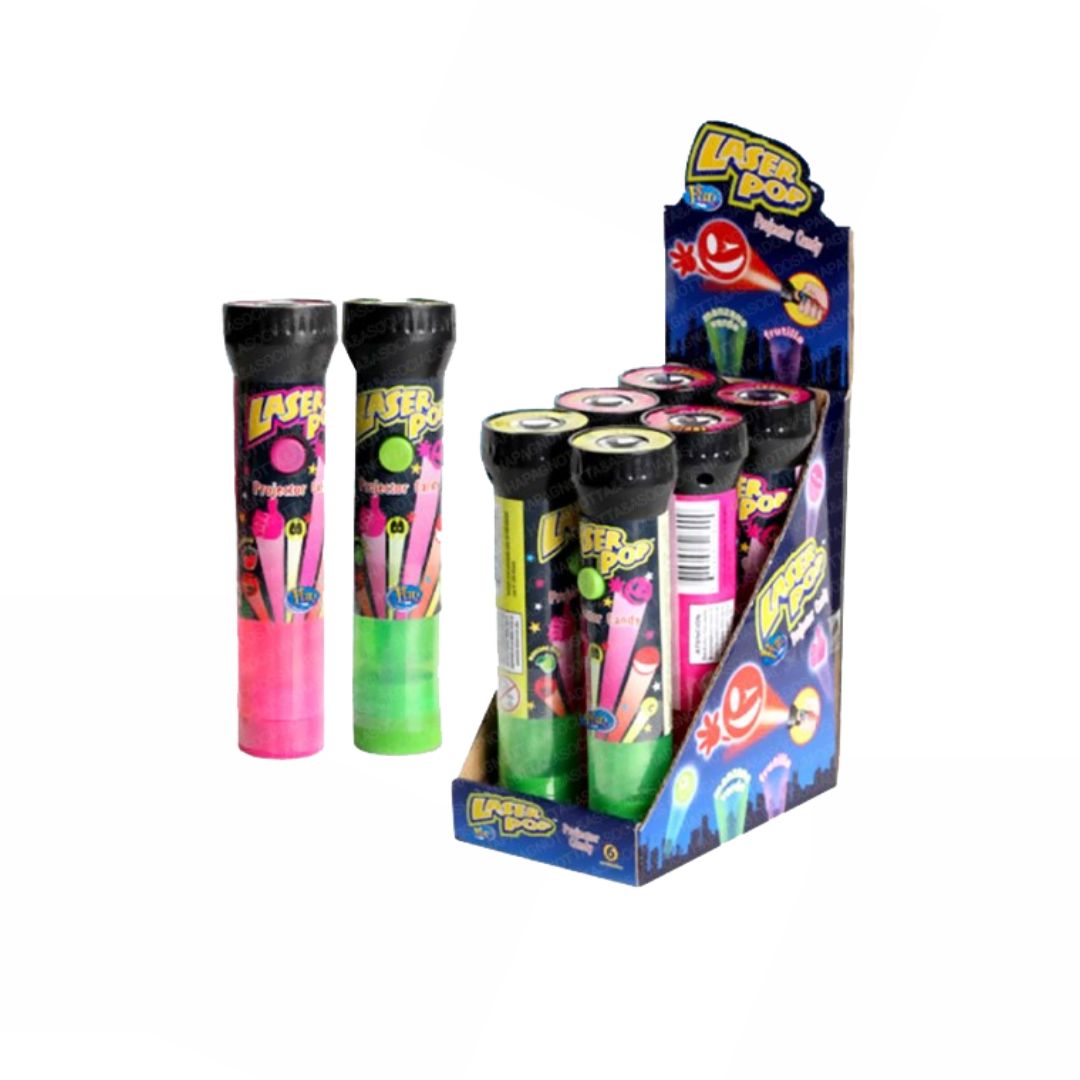 CHUP. LASER POP PACK X 6 UNID.