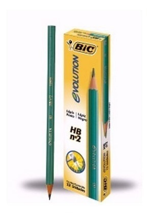 LAPIZ BIC EVOLUTION HB N2 X 12 UNID.