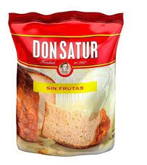 PAN DULCE SATUR SIN FRUTAS  400 GRS.