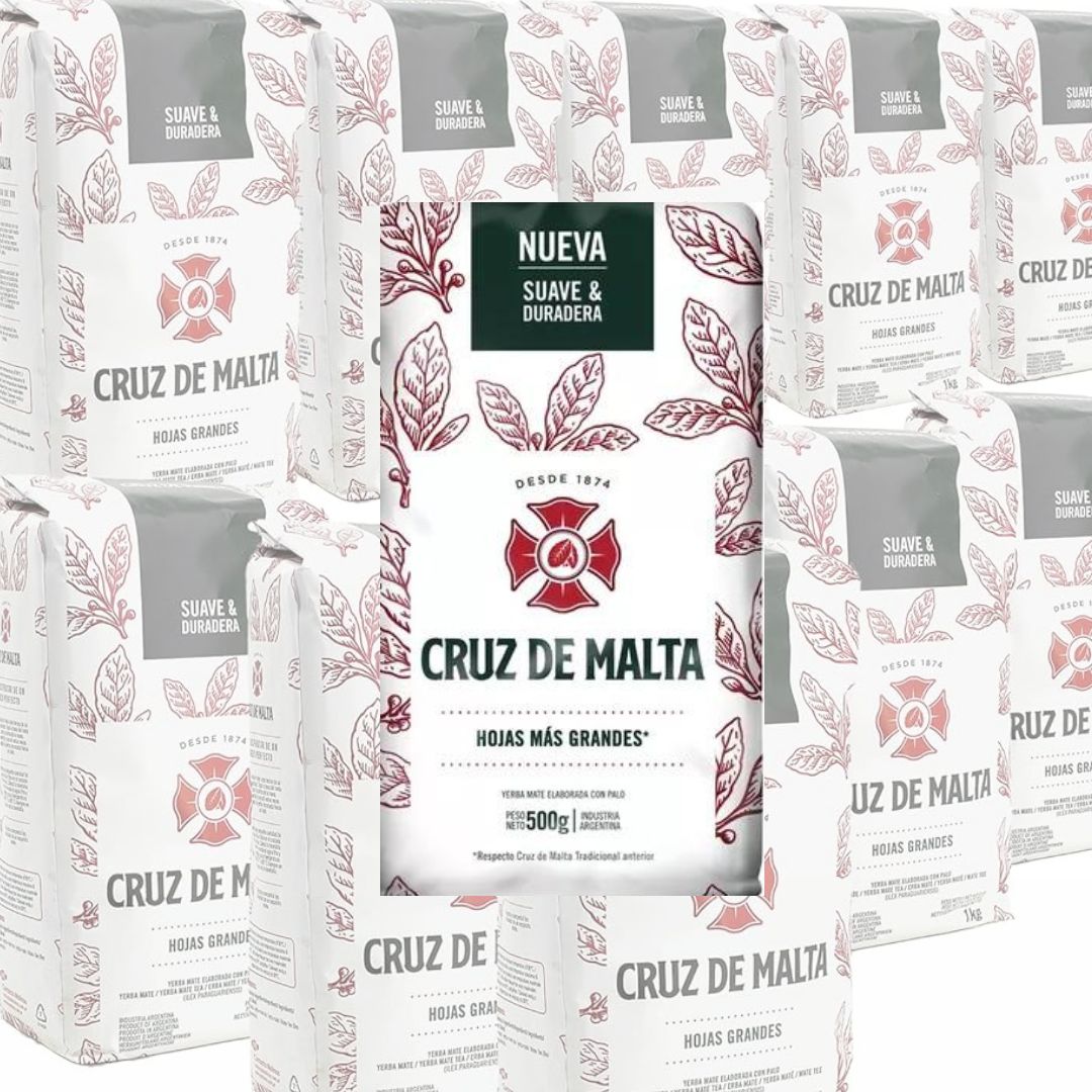 YERBA CRUZ MALTA X 500 PACK X 10 UNID.