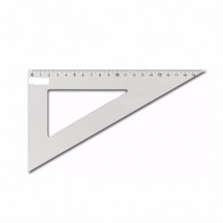 ESCUADRA PIZZINI X 20 CMS.