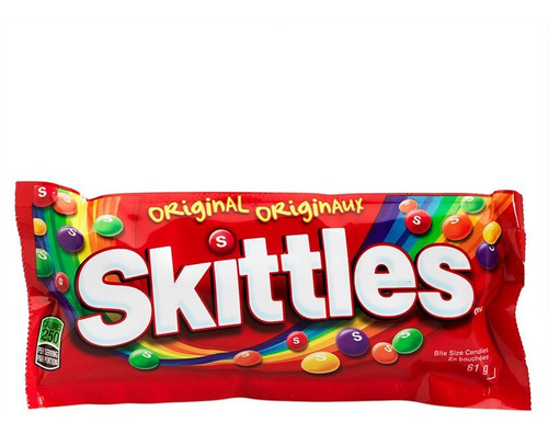 SKITTLES ORIGINAL X 61.5 GRS.