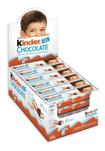 KINDER CHOC. BARRITA 24 UNID. T1