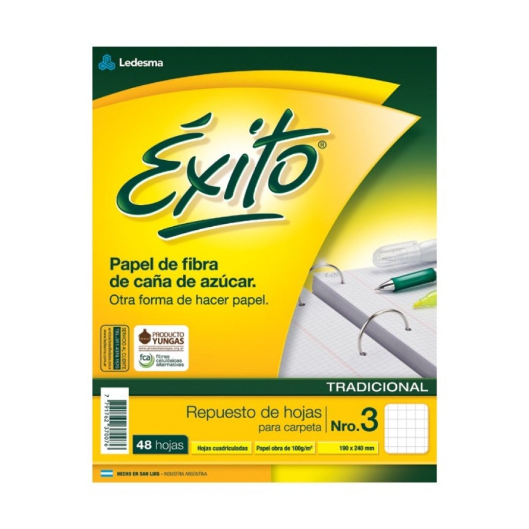 REP. EXITO 48 HJS. CUADR.