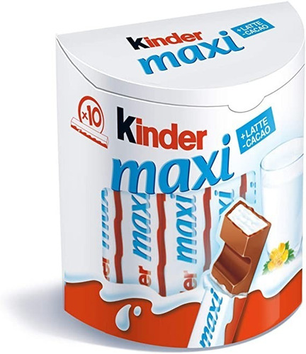 KINDER CHOC. MAXI 21 GRS. 10 UNID.
