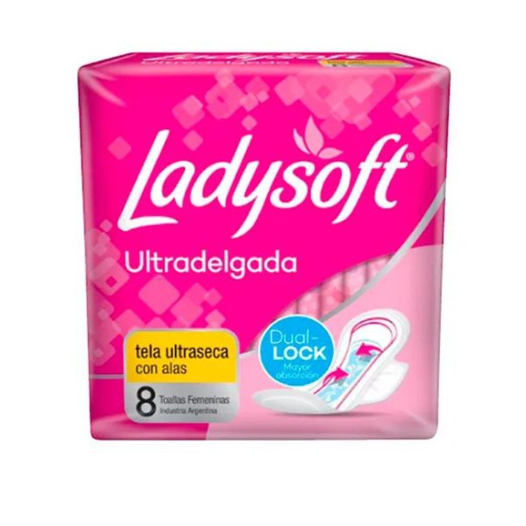 LADYSOFT TOALLA ULT-DELG. ROSA