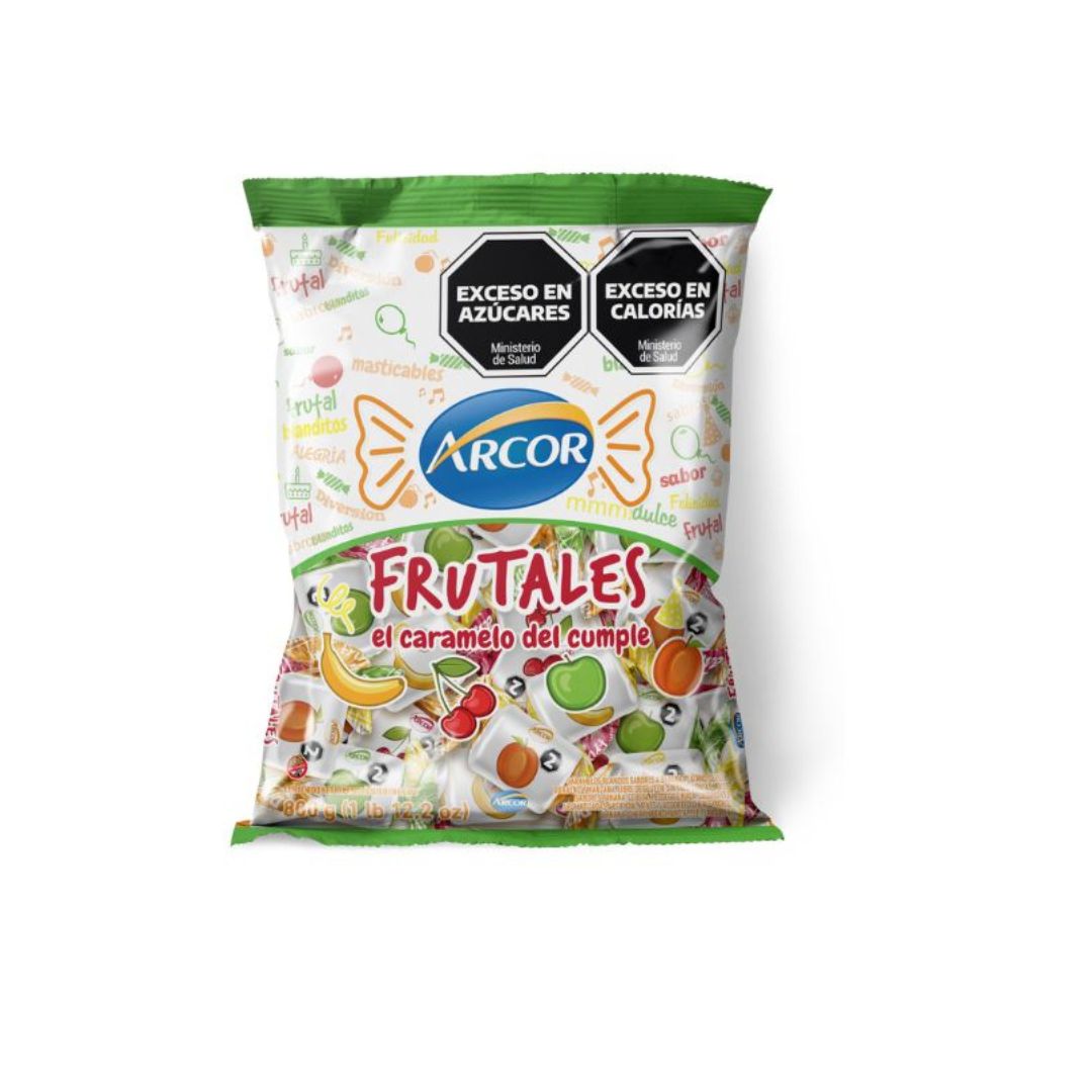 ARCOR CARAM. MAST.FRUTAL X 800 GRS.