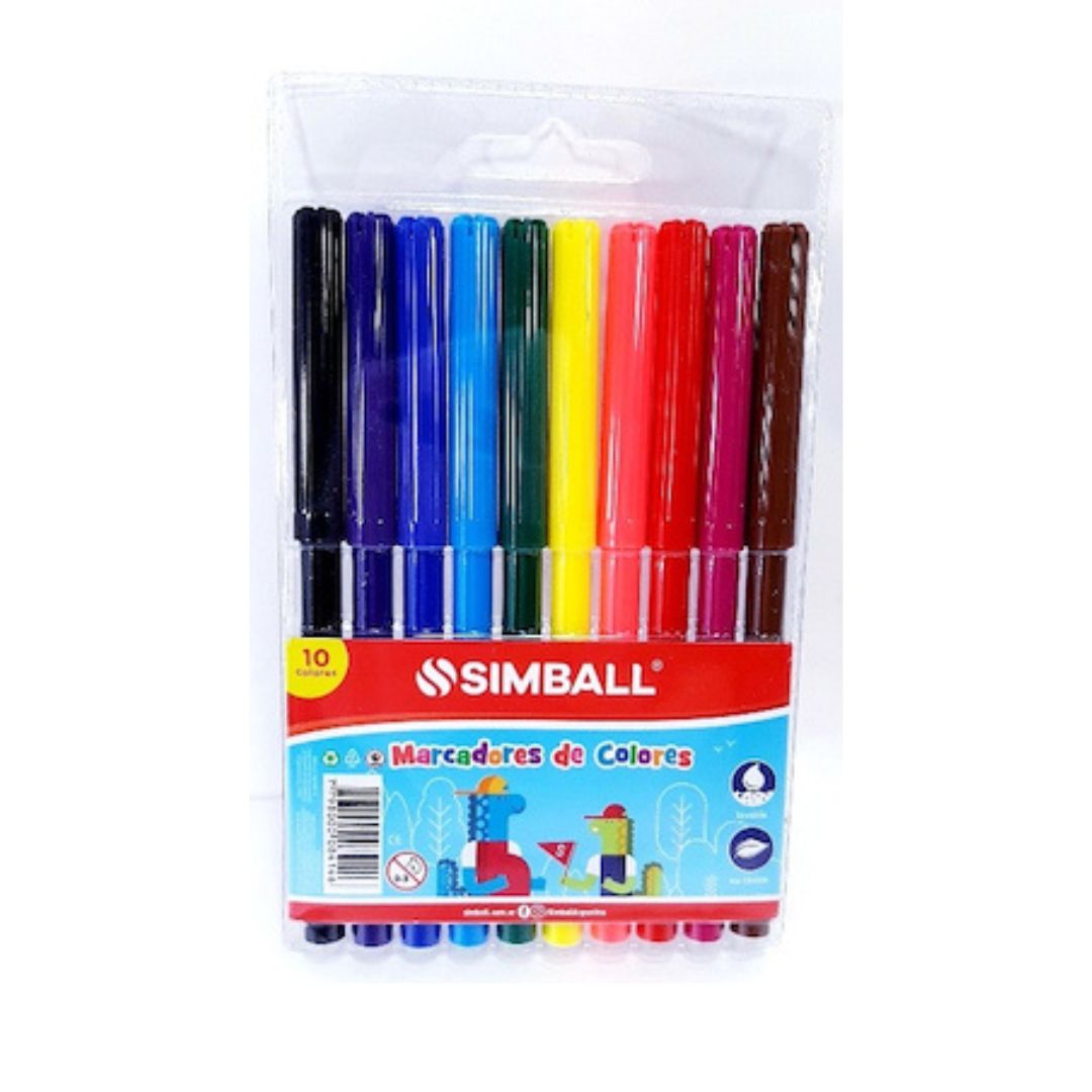 MARCADOR SIMBALL X 10 UNID.