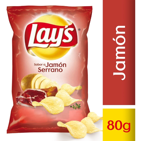 LAY'S JAMON SERRANO 77 GRS.