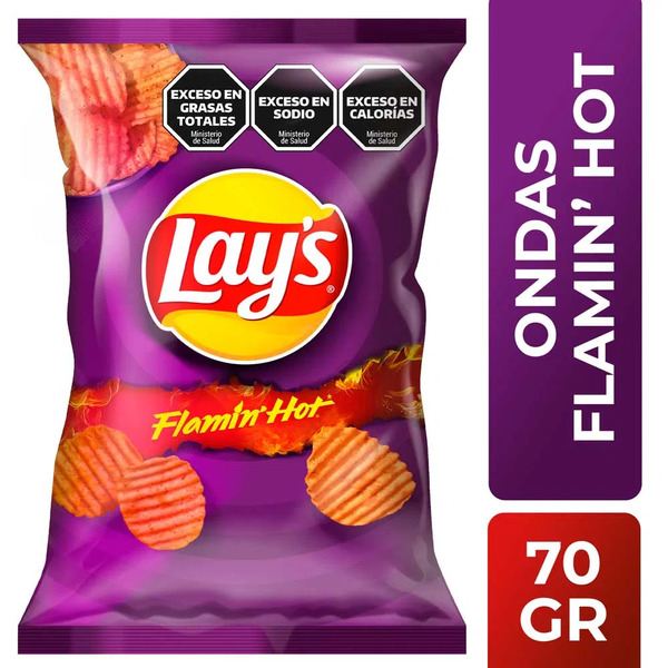 LAY'S FLAMIN'HOT 70 GRS.