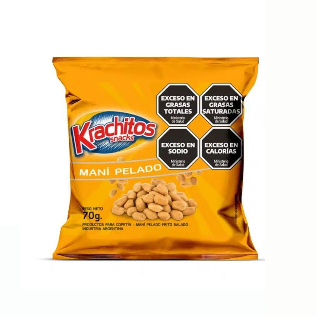 KRACHITOS MANI PELADO X 70 GRS.