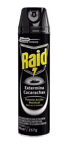 RAID INSECT. NEGRO M-CUCA AER.