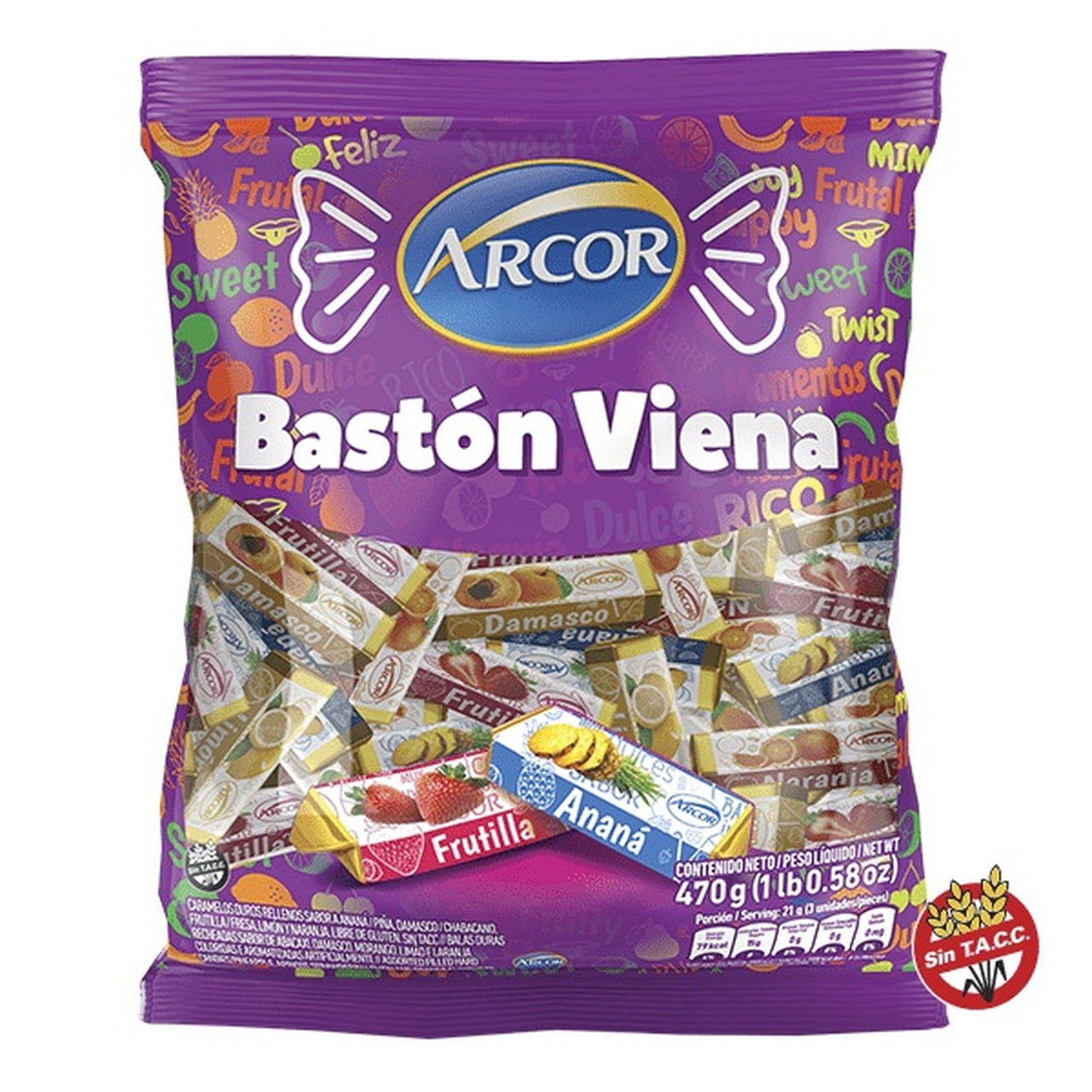 ARCOR CARAM. VIENA X 470 GRS.