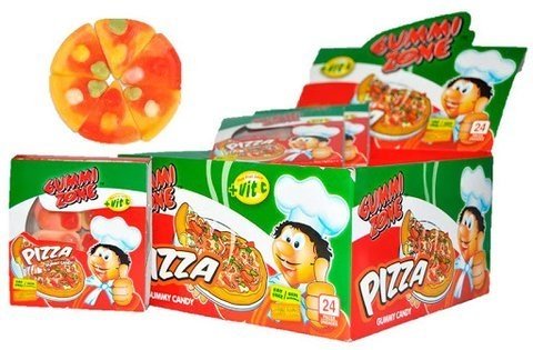 GUMMY PIZZA X 24 UNID.