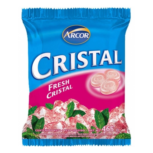 ARCOR CARAM. CRISTAL FRESH X 405 GRS.