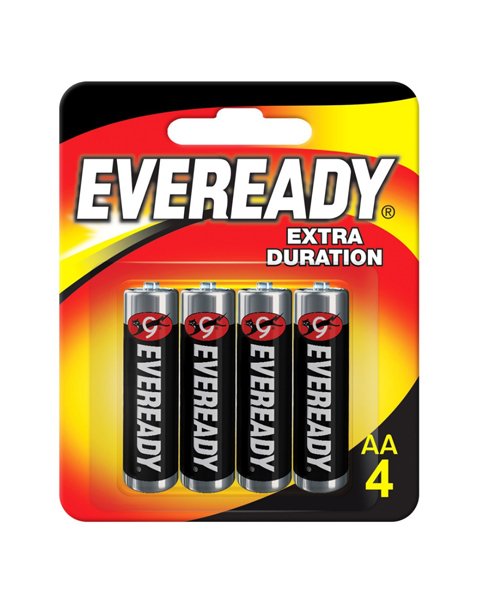 EVEREADY PILAS AA  X 4 UNID.