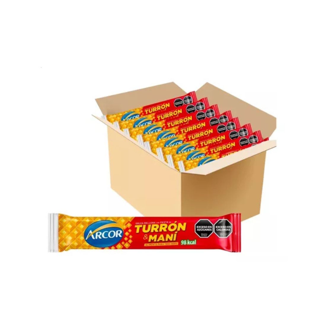 TURRON ARCOR CAJA X 50 UNID.