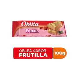 OBLITA OBLEA 100 GRS. FRUTILLA