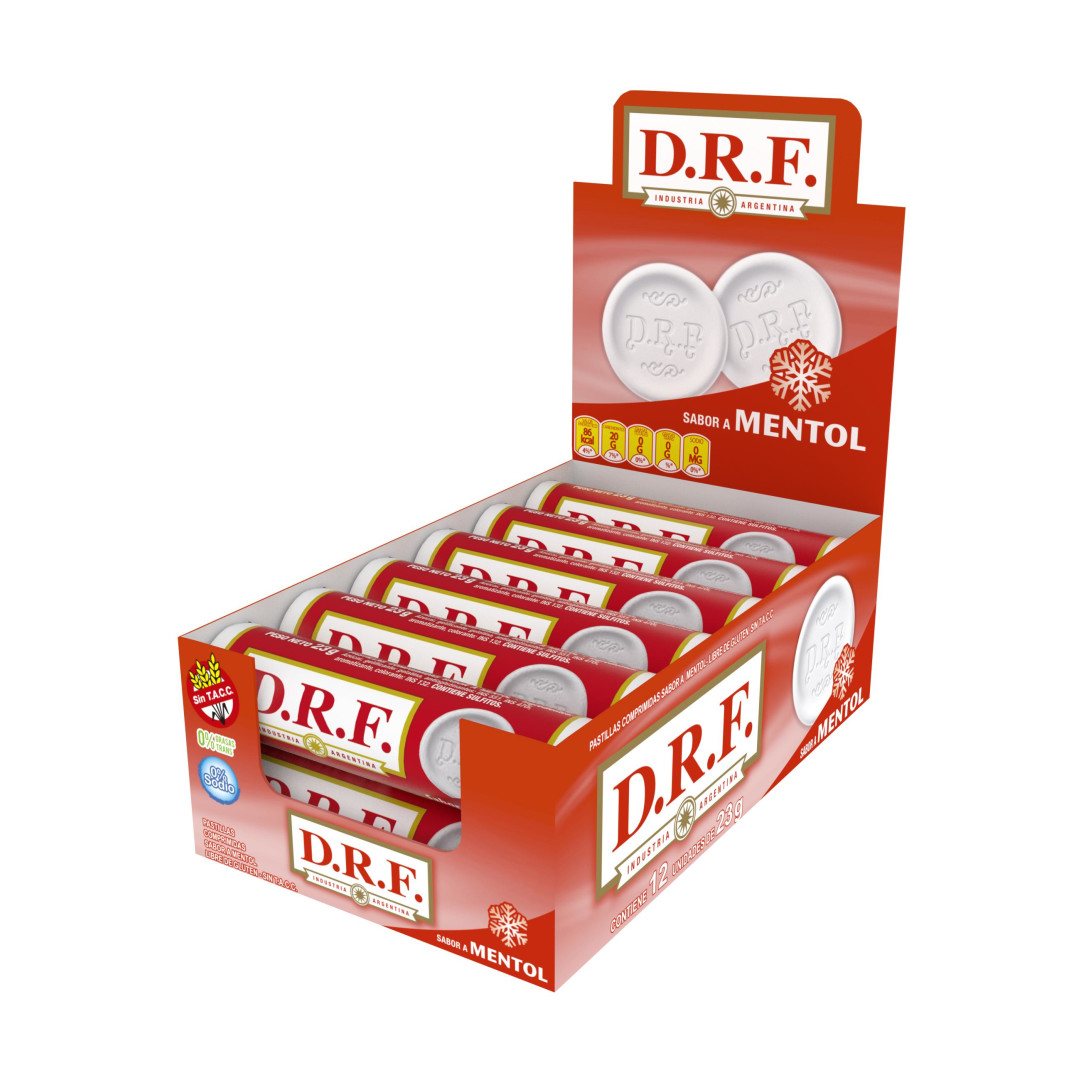 D.R.F. PAST. X 12 UNID. MENTOL