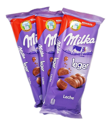MILKA CHOC. LEGER X 50 GRS. LECHE