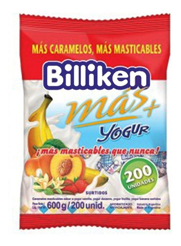 BILLIKEN CARAM. X 600 GRS. YOGHURT