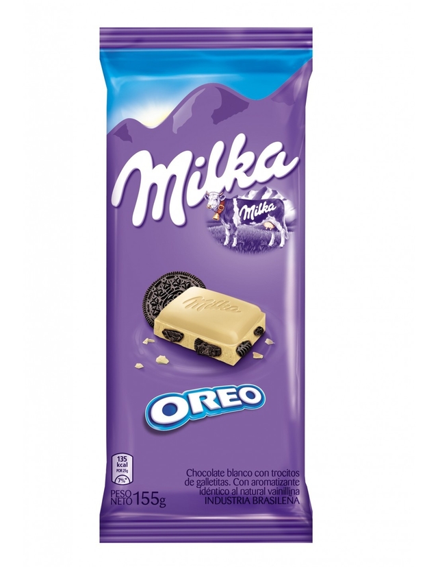 MILKA CHOC. X 155 GRS. OREO BLANCO