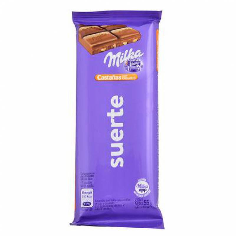 MILKA CHOC. 55 GS. CASTAÑAS