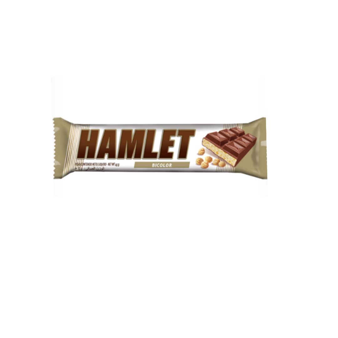 HAMLET CHOC. BICOLOR 42 GRS.
