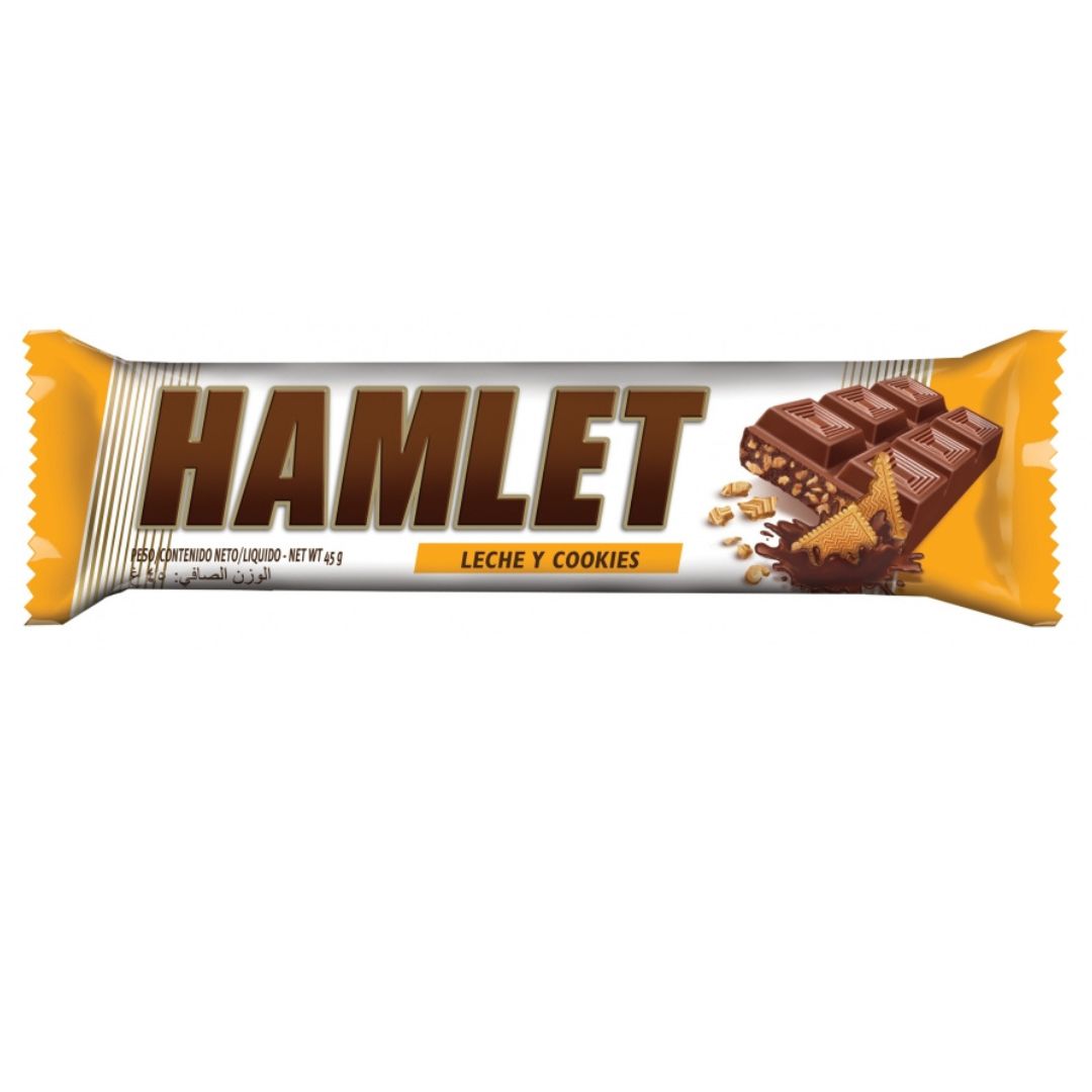 HAMLET CHOC. LECHE 43 GRS.