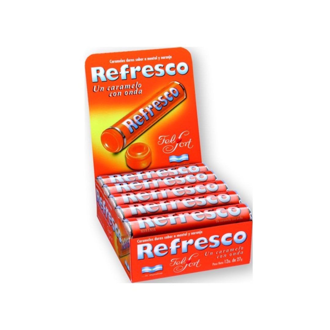 REFRESCO ROLLO X 12 UNID. NARANJA