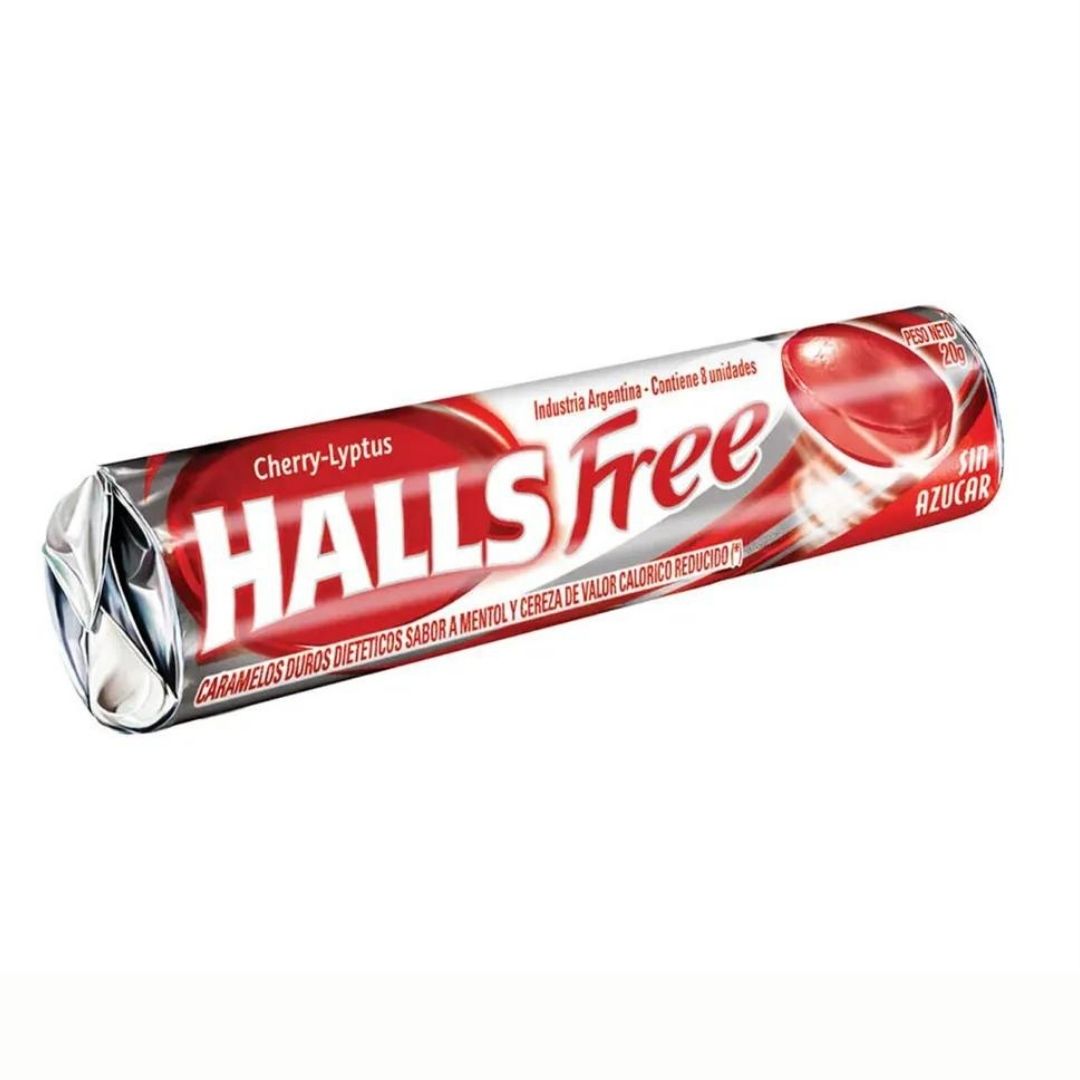 HALL'S FREE 12 UNID. CHERRY