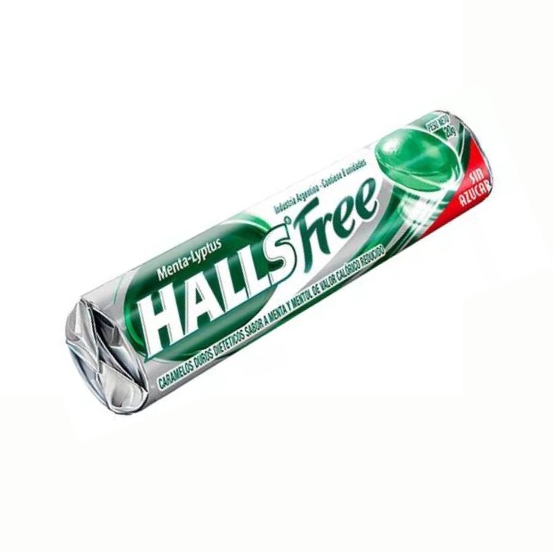 HALL'S FREE 12 UNID. MENTA