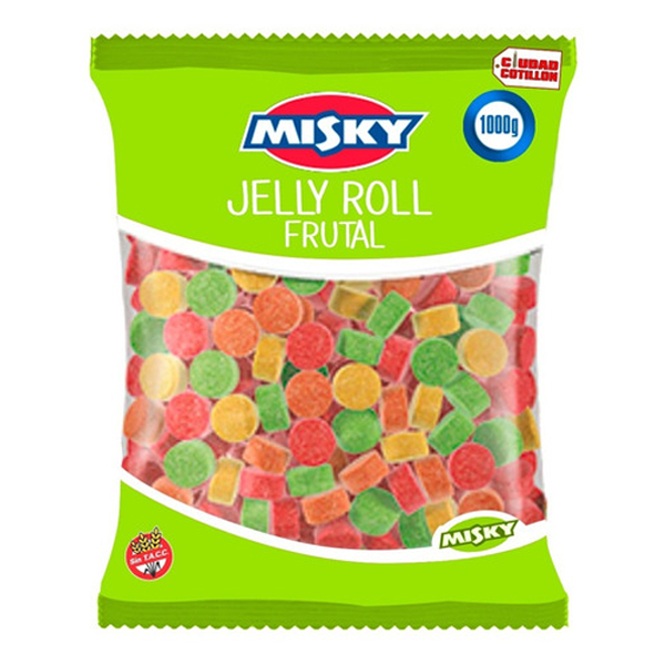 MISKY GOMAS X 1 KILO JELLY ROLLS