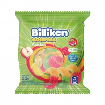 GOMITAS BILLIKEN ACIDAS X 30 GRS.