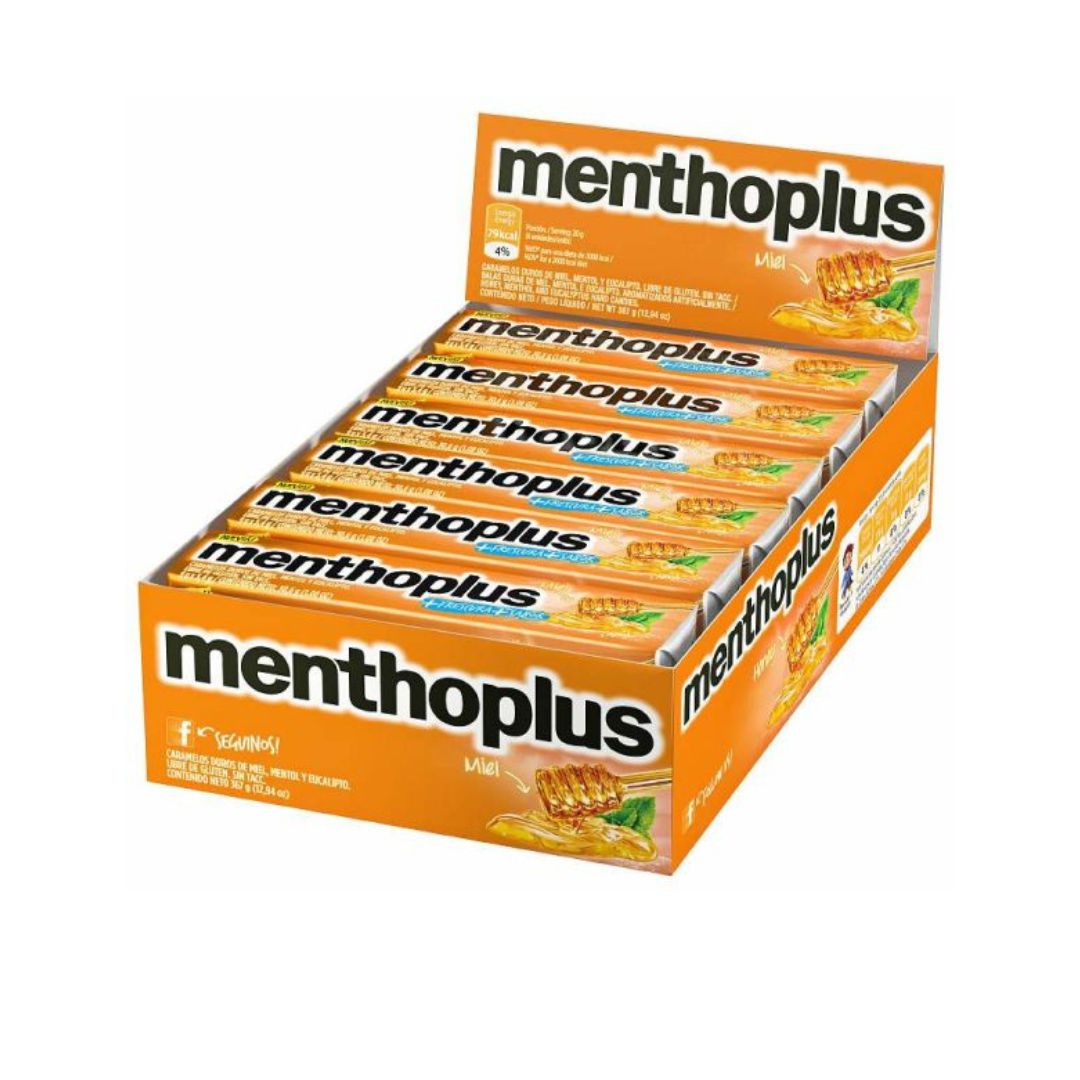 MENTHOPLUS X 12 UN. MIEL