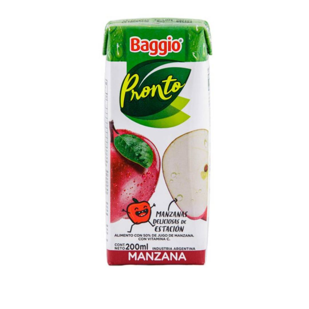 BAGGIO JUGO  18 X 200 CC. MANZANA