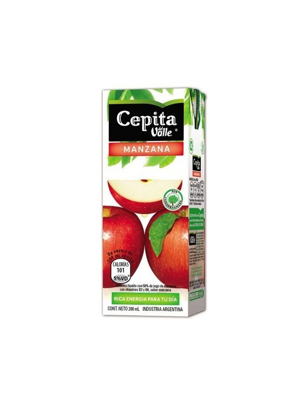 CEPITA 6 X 200 CC. MANZANA