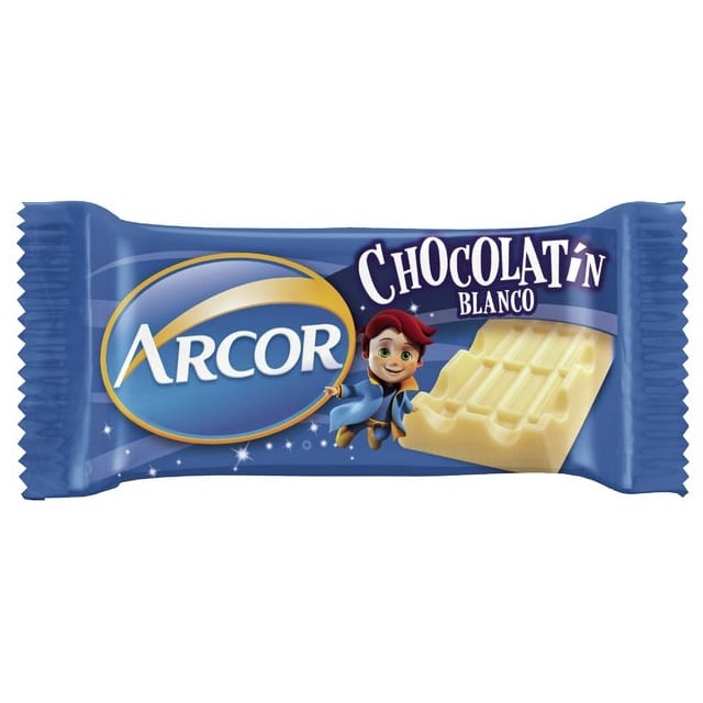 ARCOR CHOC. 8 GRS. X 20 UNID. BLANCO