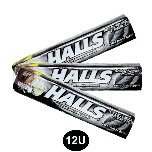 HALL`S X 12 UNID. STRONG