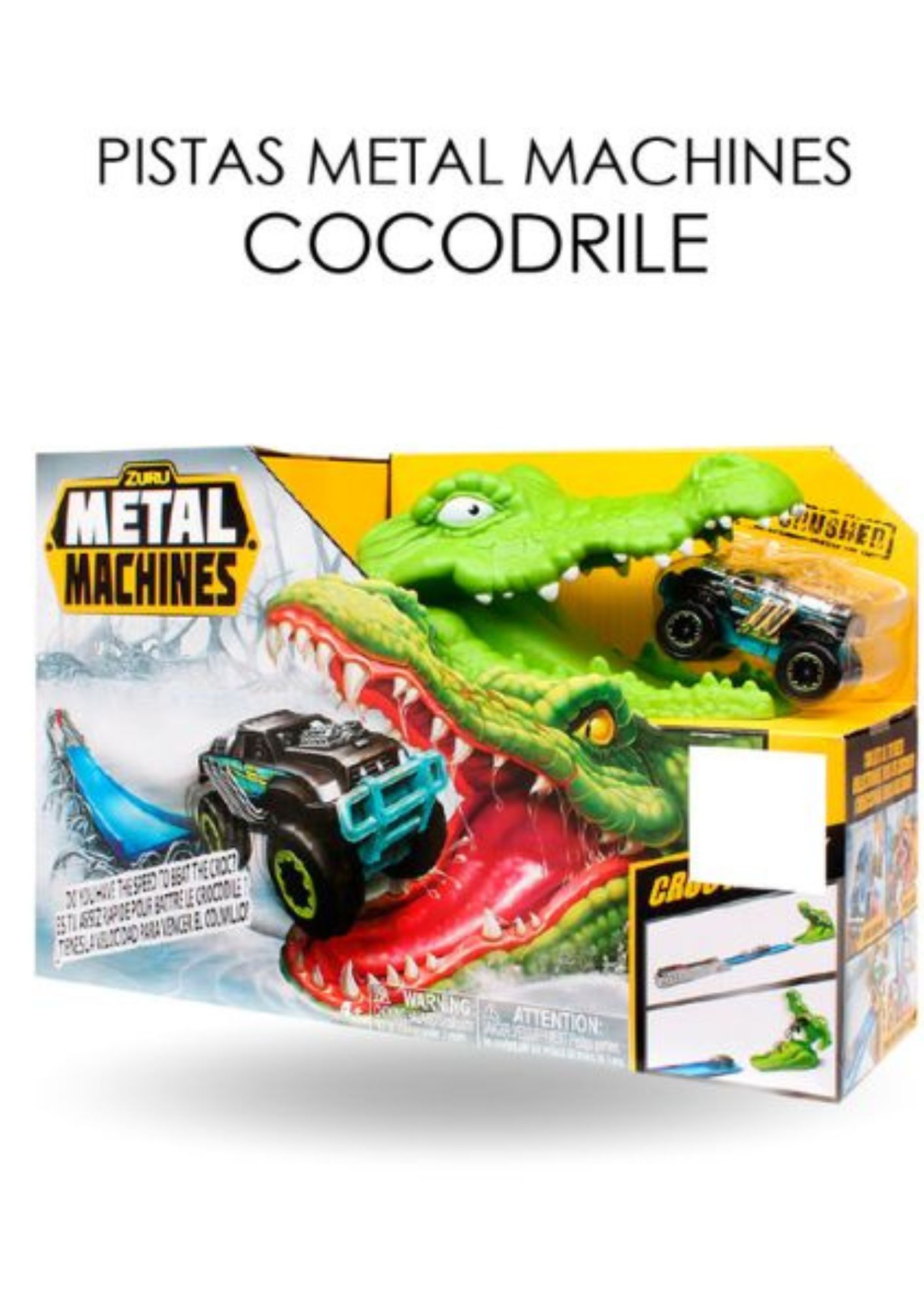 PISTA COCODRILO POPPI CROC ATTACK METAL