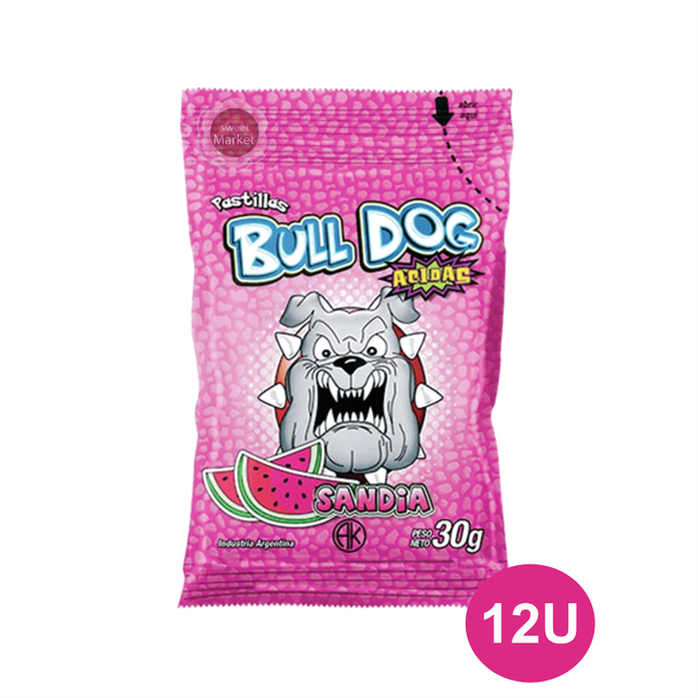 BULL DOG PAST. X 12 UNID. SANDIA