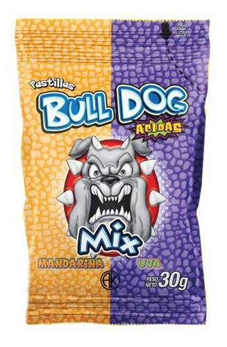 BULL DOG PAST. X 12 UNID. UVA-MANDAR