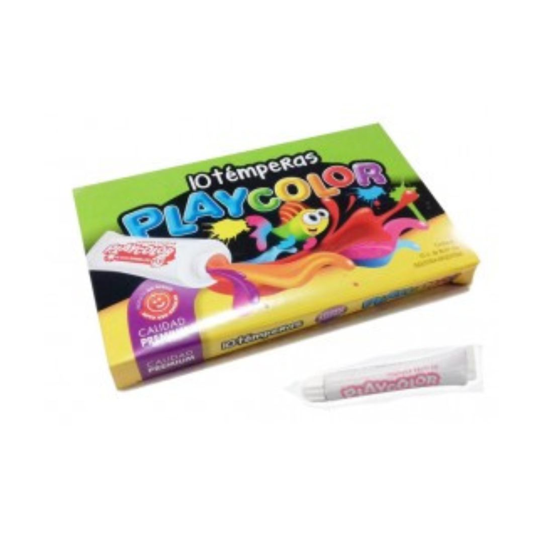 TEMPERA PLAYCOLOR X 10 UNID. ROSA