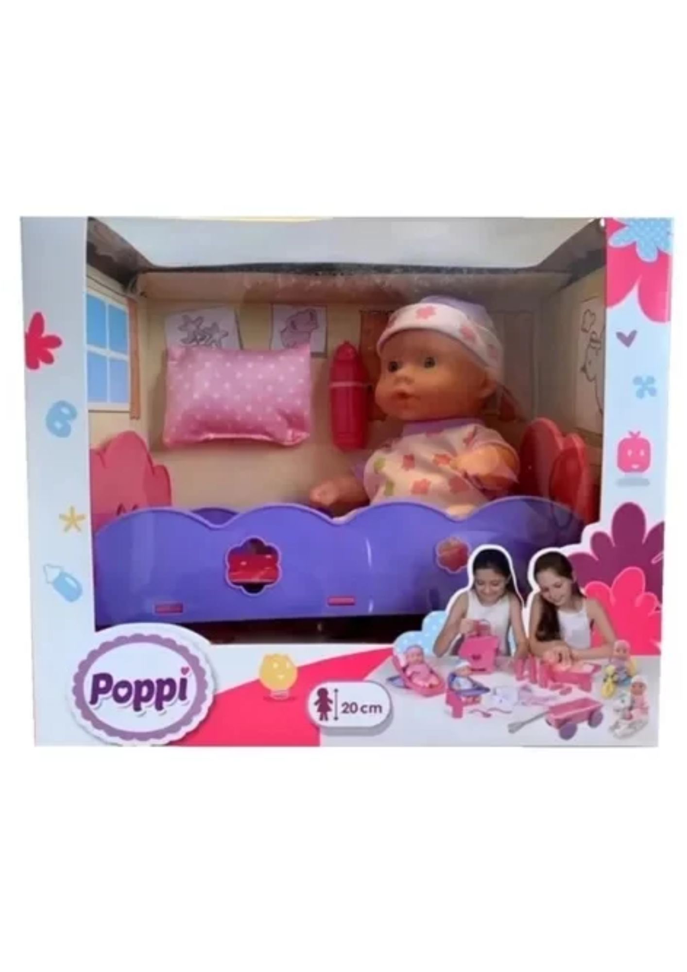 POPPI BEBE CON CUNITA