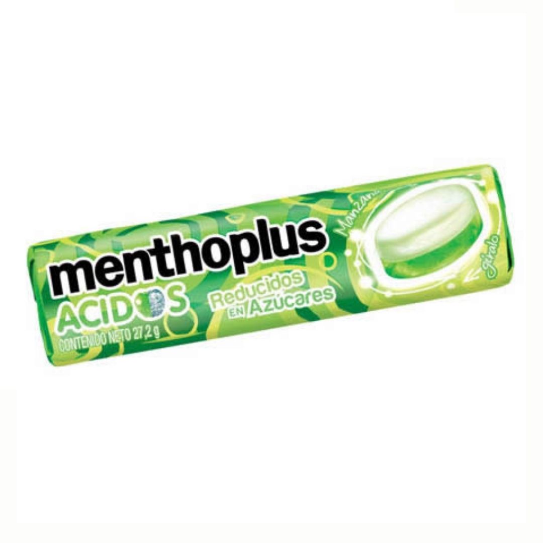 MENTHOPLUS ACIDAS X 12 UN. MANZANA