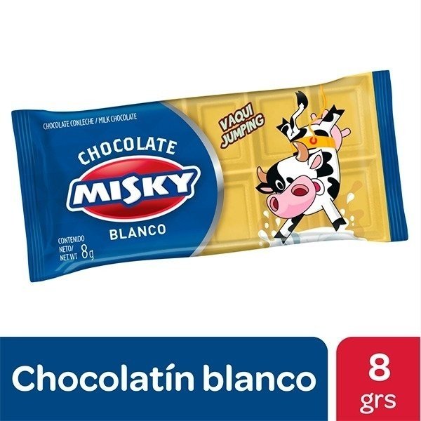 MISKY CHOC. 20 UN. X 8 GRS. BLANCO